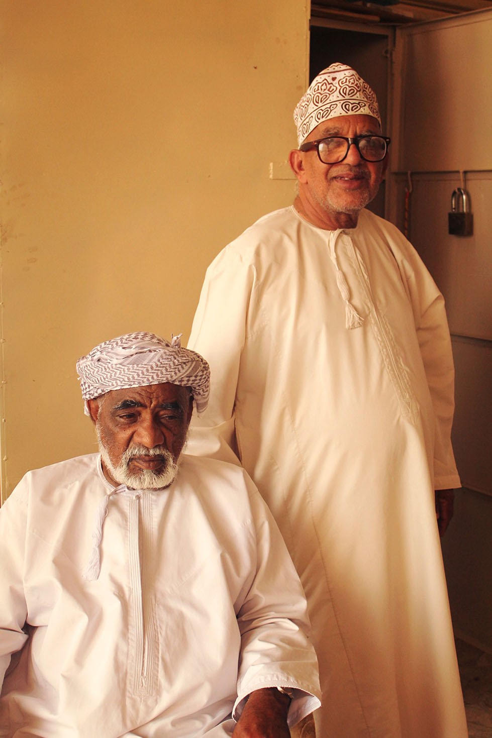 Gabri Patti photo of two men in white